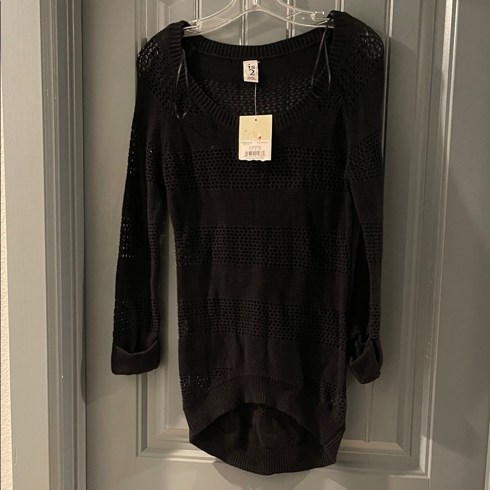 Kohl's Women's Black Knit Sweater